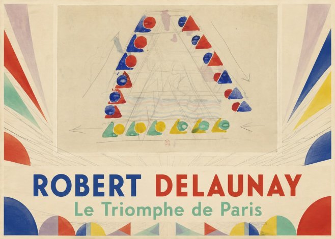 Robert Delaunay Le Triomphe De Paris II No4 - Juliste