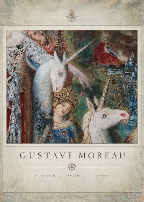 Gustave Moreau The Unicorns II No3 - Juliste