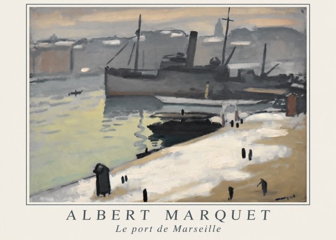 Albert Marquet Le Port De Marseille I No1 - Juliste