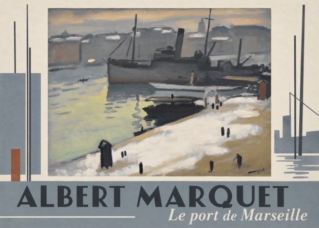 Albert Marquet Le Port De Marseille I No2 - Juliste