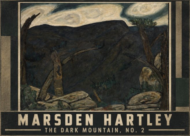 Marsden Hartley The Dark Mountain, No. 2 No1 - Juliste