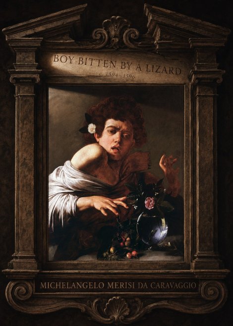 Michelangelo Merisi da Caravaggio Boy Bitten by a Lizard No4 - Juliste