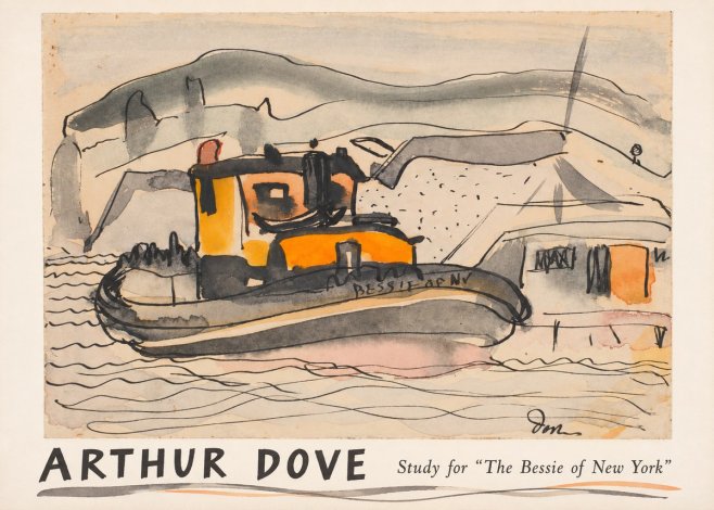 Arthur Dove Study for "the Bessie of New York" No1 - Juliste