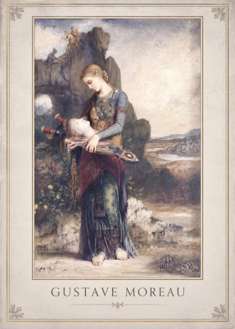 Gustave Moreau Salome with the Head of John the Baptist No1 - Juliste