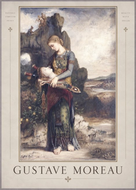 Gustave Moreau Salome with the Head of John the Baptist No4 - Juliste