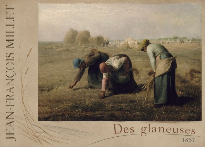 Jean-François Millet Des Glaneuses No3 - Juliste