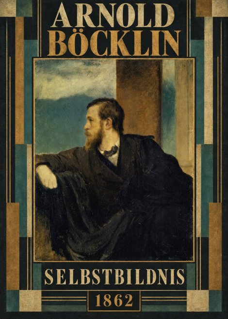 Arnold Böcklin Selbstbildnis No5 - Juliste
