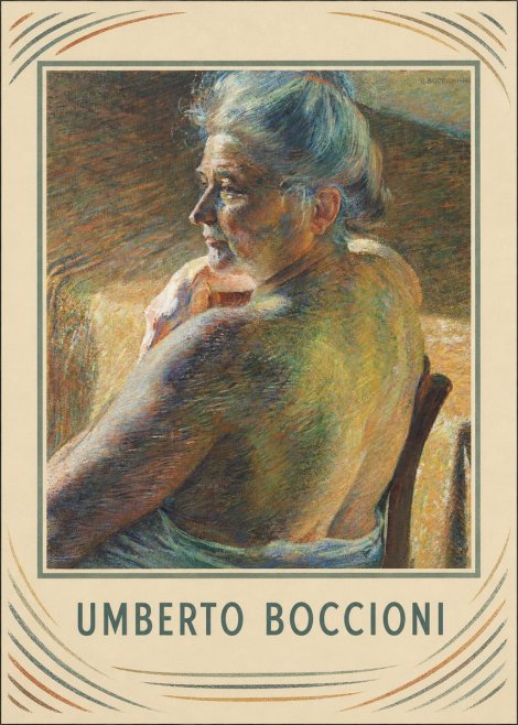 Umberto Boccioni Portrait of My Mother No1 - Juliste