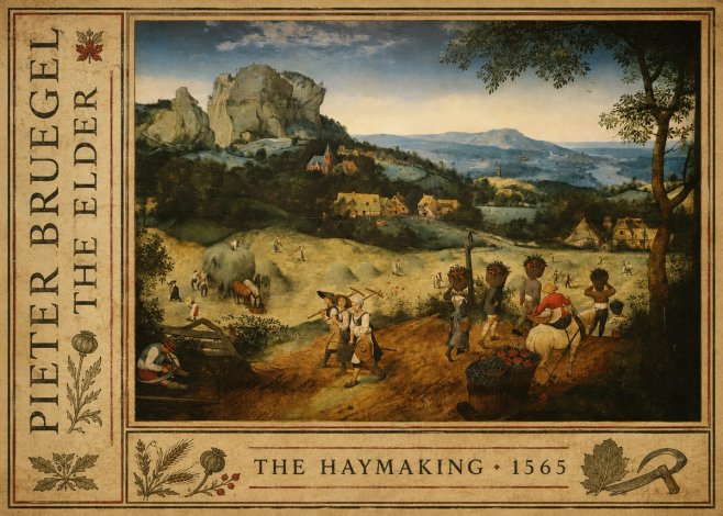 Pieter Bruegel The Haymaking No2 - Juliste
