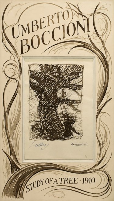 Umberto Boccioni Study of a Tree No3 - Juliste