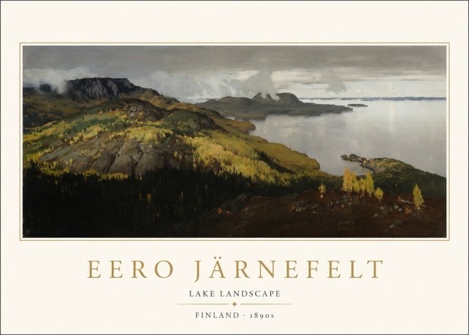 Eero Järnefelt Lake Landscape No1 - Juliste
