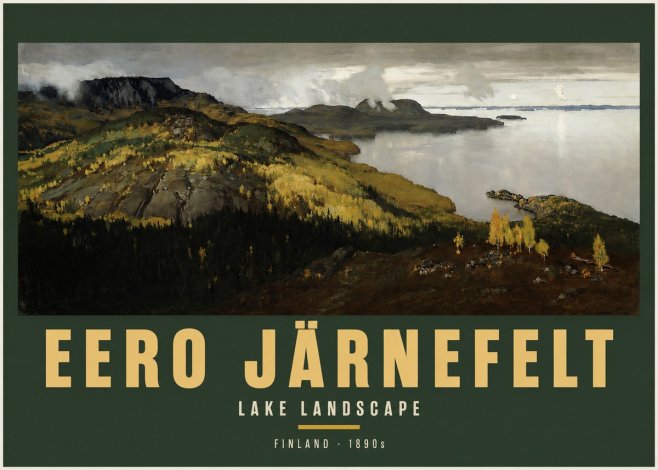 Eero Järnefelt Lake Landscape No2 - Juliste