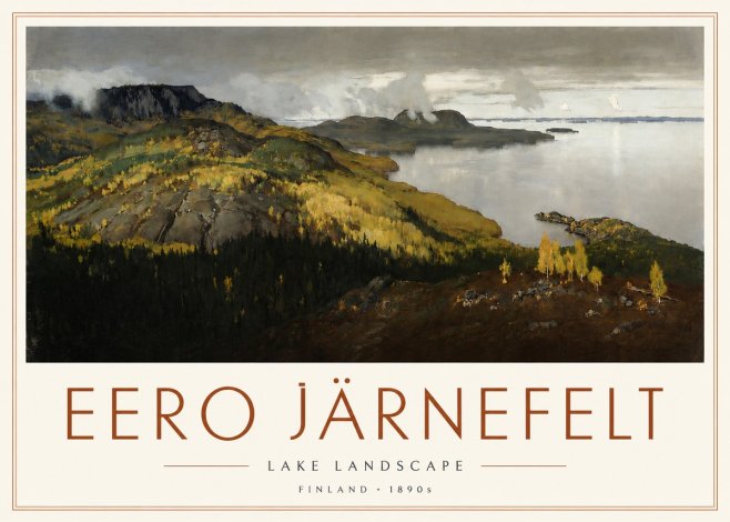 Eero Järnefelt Lake Landscape No3 - Juliste