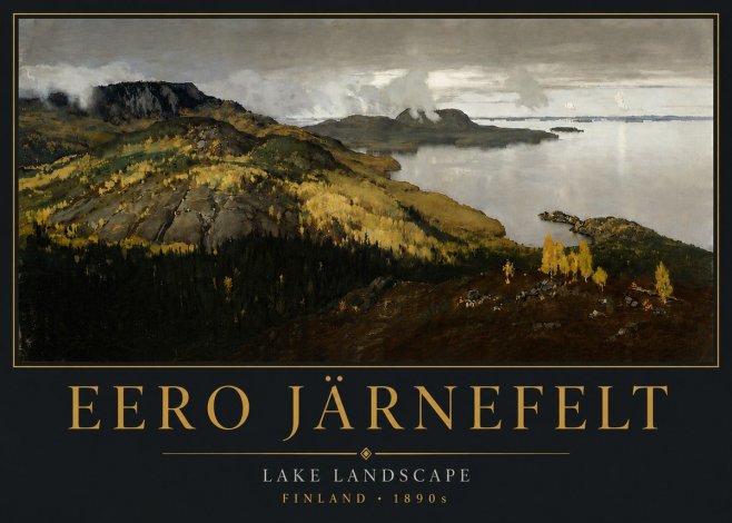 Eero Järnefelt Lake Landscape No6 - Juliste