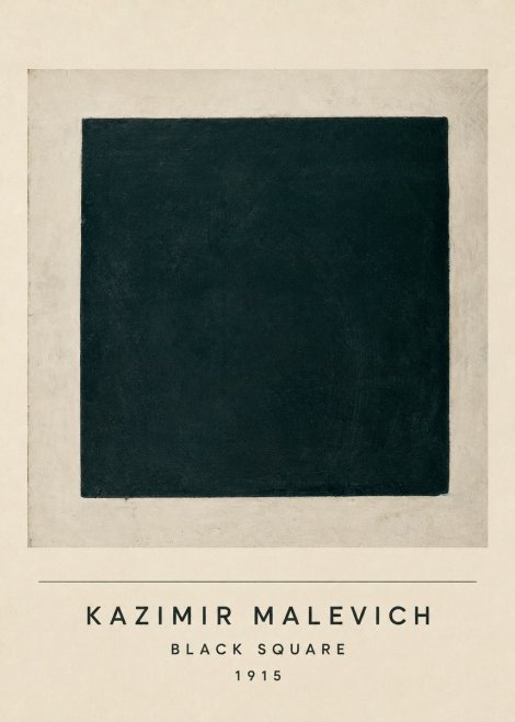 Kazimir Malevich Black Square No4 - Juliste