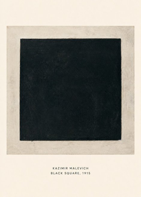 Kazimir Malevich Black Square No6 - Juliste