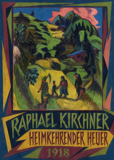 Raphael Kirchner Heimkehrender Heuer No1 - Juliste