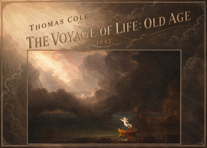 Thomas Cole The Voyage of Life: Old Age II No3 - Juliste