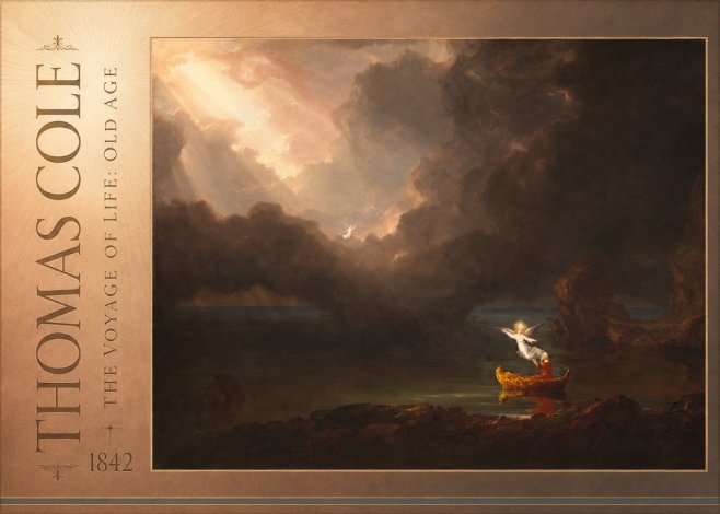 Thomas Cole The Voyage of Life: Old Age II No5 - Juliste