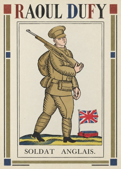 Raoul Dufy Soldat Anglais. No1 - Juliste