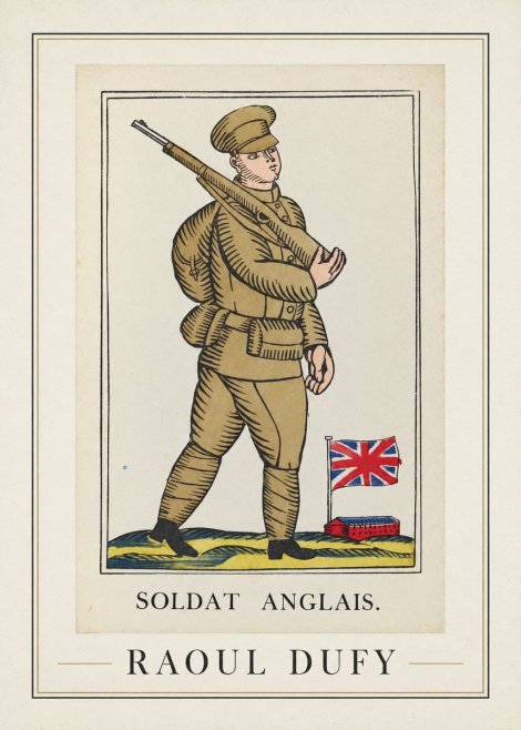 Raoul Dufy Soldat Anglais. No5 - Juliste