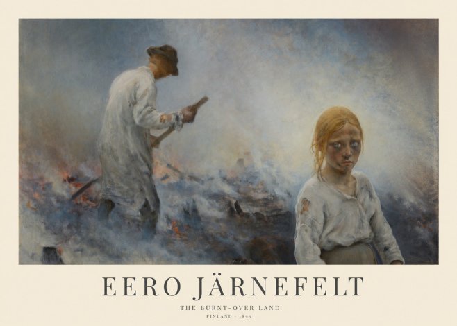 Eero Järnefelt The Burnt-over Land No1 - Juliste