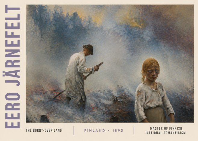 Eero Järnefelt The Burnt-over Land No3 - Juliste