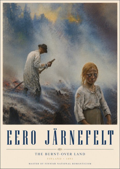 Eero Järnefelt The Burnt-over Land No6 - Juliste