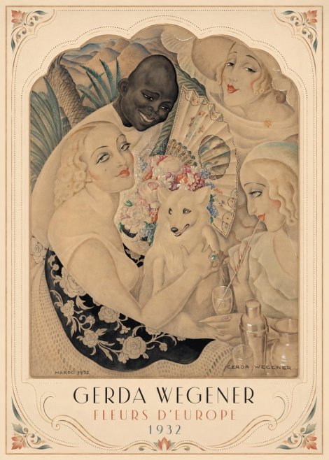 Gerda Wegener Fleurs D'europe No3 - Juliste