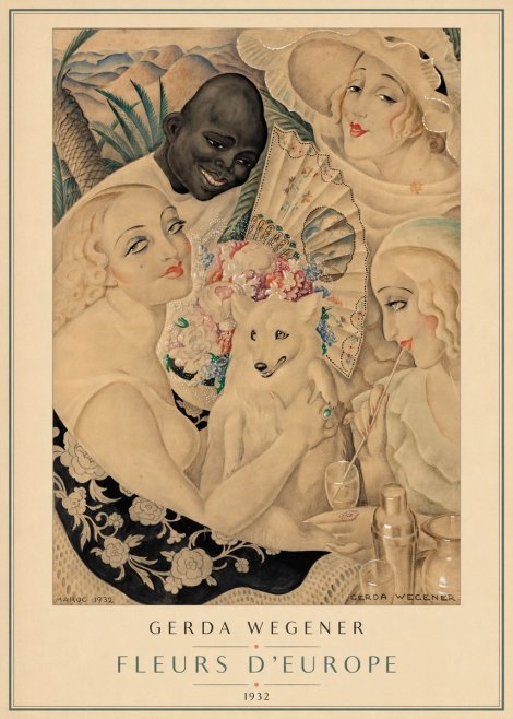 Gerda Wegener Fleurs D'europe No4 - Juliste