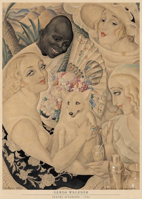 Gerda Wegener Fleurs D'europe No6 - Juliste