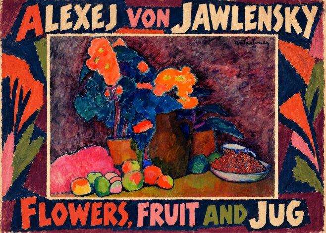 Alexej von Jawlensky Flowers, Fruit and Jug No1 - Juliste