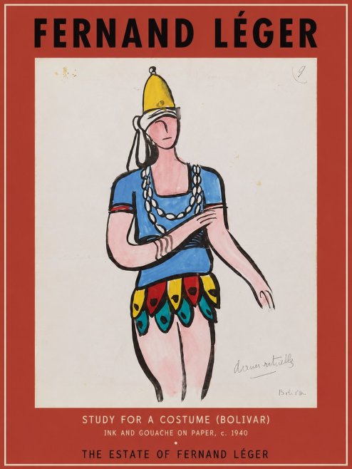 Fernand Léger Danse Rituelle No2 - Juliste