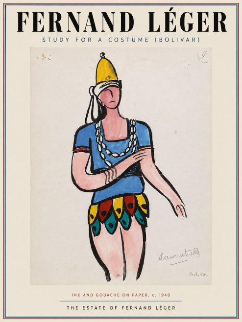 Fernand Léger Danse Rituelle No3 - Juliste