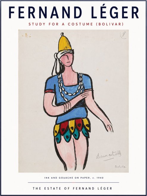 Fernand Léger Danse Rituelle No4 - Juliste
