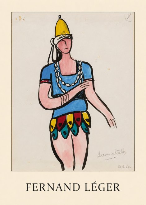 Fernand Léger Danse Rituelle No5 - Juliste