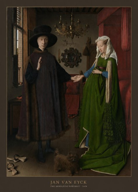 Jan van Eyck The Arnolfini Portrait IV No6 - Juliste