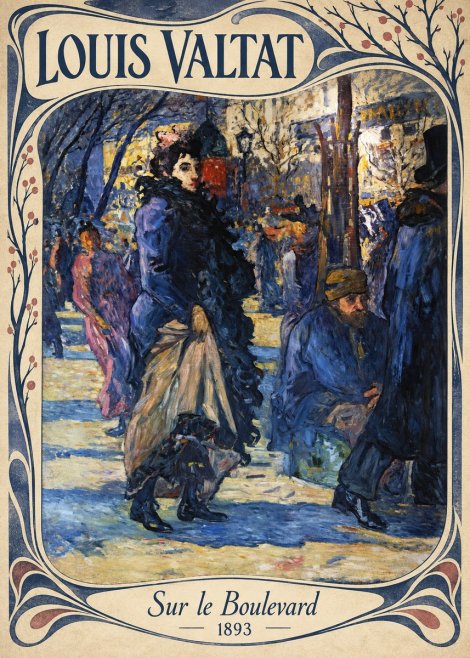 Louis Valtat Sur Le Boulevard No4 - Juliste