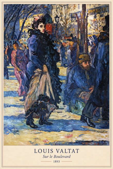 Louis Valtat Sur Le Boulevard No6 - Juliste