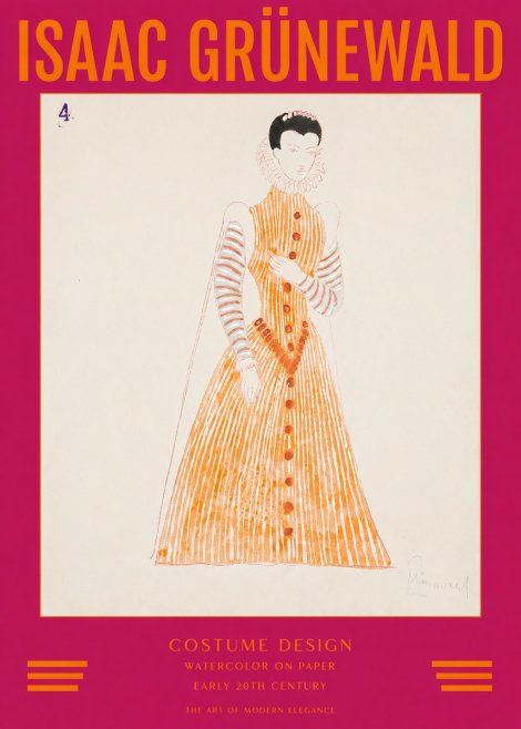Isaac Grünewald Costume Design VII No2 - Juliste