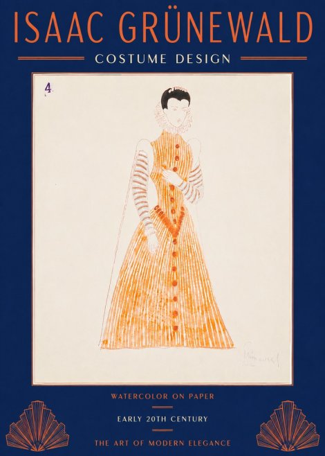 Isaac Grünewald Costume Design VII No4 - Juliste