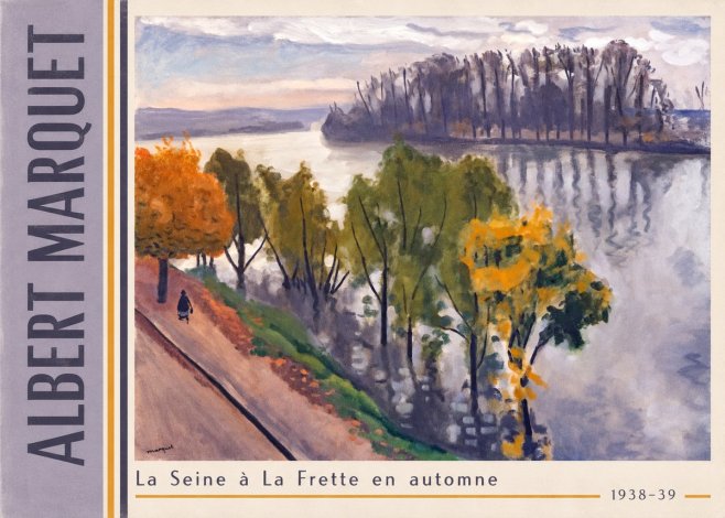 Albert Marquet La Seine À La Frette En Automne No2 - Juliste
