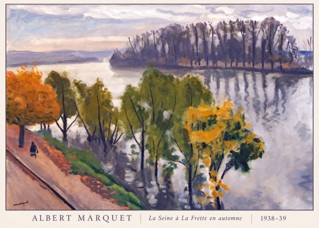 Albert Marquet La Seine À La Frette En Automne No6 - Juliste