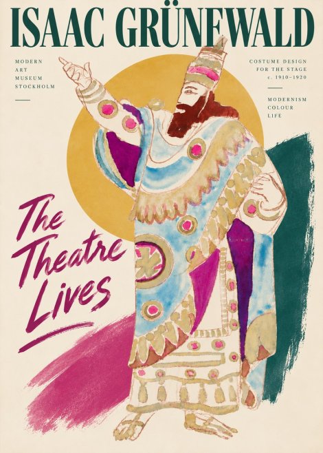 Isaac Grünewald The Theatre Lives No5 - Juliste