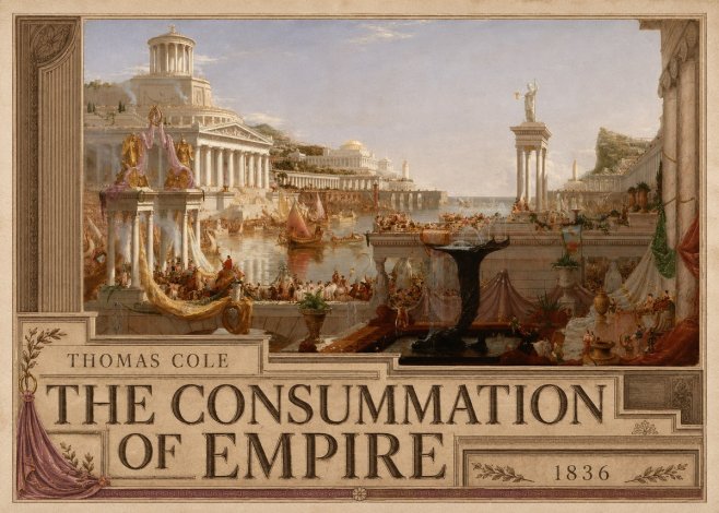 Thomas Cole The Consummation of Empire No5 - Juliste