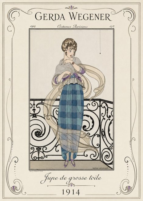 Gerda Wegener Jupe De Grosse Toile No1 - Juliste