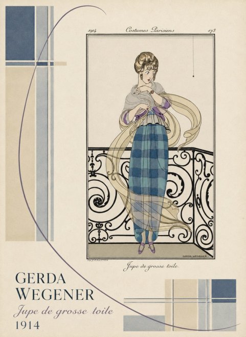 Gerda Wegener Jupe De Grosse Toile No4 - Juliste