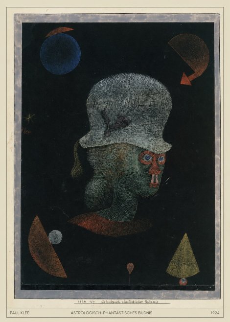 Paul Klee Astrologisch-phantastisches Bildnis No4 - Juliste