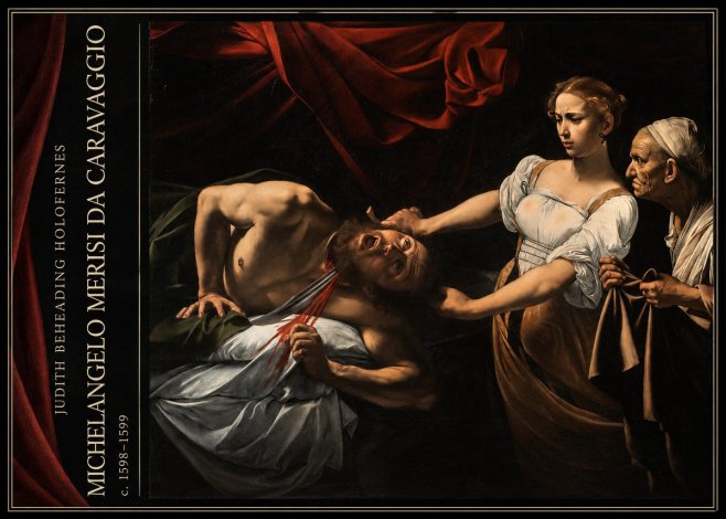 Michelangelo Merisi da Caravaggio Judith Beheading Holofernes II No3 - Juliste