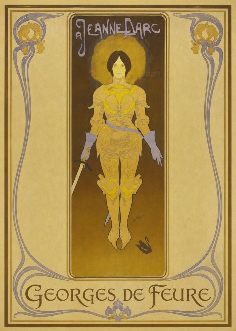 Georges de Feure À Jeanne D'arc No1 - Juliste